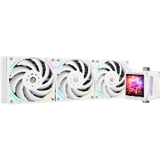 Система жидкостного охлаждения Thermalright Elite Vision 360 (360mm, LED, White, ARGB/Fans: 3x120mm, 69CFM, 27dBA, 2150RPM/Pump height 63mm, Rad thickness 27mm/S: 1700, 1200, 1851, 115X, 2011, 2066, AM5, AM4)