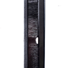 Щеточный ввод Cabeus SH-J004A-BK 1U, 43х432х12 мм (ВхШхГ), для шкафов, черный
