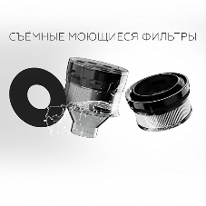 Пылесос вертикальный BQ VCA1000W серый/красный, питание от аккумулятора, 160 Вт, уборка сухая/влажная, пылесборник 0.5 л, работа от АКБ max 50 мин