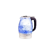 Чайник электрический BRAYER, 2200 Вт, 1.8 л, высококач. стекло, моющ. фильтр,поворот.осно