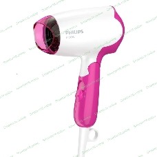 Фен Philips BHD003/00 розовый/белый, 1400 Вт, компактный
