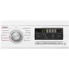 Стиральная машина LG F1296HDS1 белый, загрузка фронтальная 7 кг, 1200 об/мин., класс: А