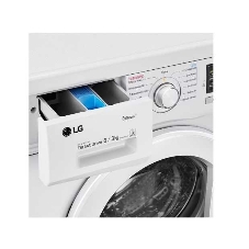 Стиральная машина LG F1296CDS0X белый, загрузка фронтальная 6 кг, 1200 об/мин, класс B