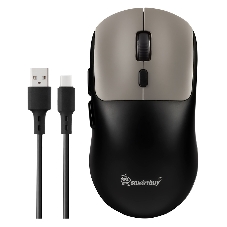 Мышь игровая беспроводная Dual BT+USB с зарядкой Smartbuy X7 черно-бежевая (SBM777DBG) /40.  