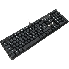 Клавиатура проводная A4 B975 механическая черный USB Gamer LED (подставка для запястий)