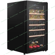 Винный шкаф Maunfeld MFWC-124S56 черный, 124 л, 1 отсек, 56 бут., класс G