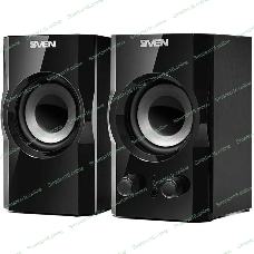 Акустическая система SVEN SPS-606, черный, акустическая система 2.0 (мощность 2x3 Вт(RMS))