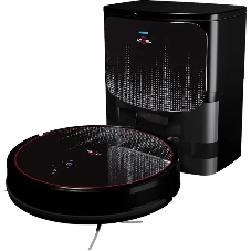 Робот-пылесос Atvel R80 Base черный, 2600 мА*ч Li-Ion, уборка влажная/сухая, пылесборник контейнер 0.34 л