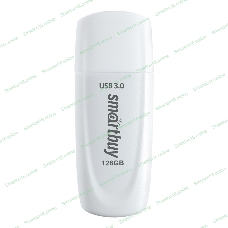 Флешка USB Smartbuy Scout white (SB128GB3SCW), 128Gb, USB 3.0, R/W 100/40, белый