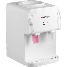 Кулер для воды Hotfrost D70F, верхняя загрузка, нагрев 90 °С, без охлаждения, белый