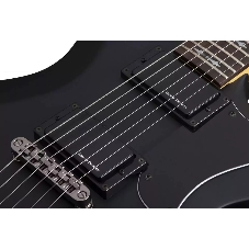 Электрогитара SCHECTER DEMON S-II ABSN - электрогитара 6-струнная, 24 лада, корпус: липа, гриф клен, накладка венге, на болтах, звукосниматели: HH, Schecter Diamond Active HB-105S, регулировки громкость, тон, 3х позиционный переключатель, Цвет: Aged Bla