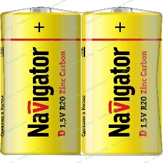 Элемент питания Navigator NBT-NS-R20-SH2, 1.5 В