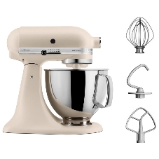 Настольный миксер с откидным блоком KitchenAid 5KSM125EMH Artisan 4.8 л, кремовый