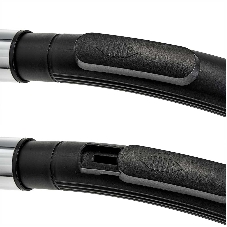 Пылесос Delta LUX DL-0848 черный/синий, 400/2200 Вт, уборка сухая, пылесборник мешок 3,5 л