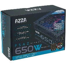 Блок питания Azza PSAZ-650B, 650вт, 80 PLUS Bronze, 120мм, черный
