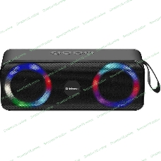 Акустическая система Defender LIGHT/BT/FM/USB/TF/AUX Q1 черный 10 Вт