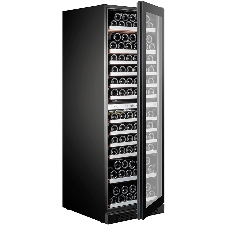 Винный шкаф Temptech ST180DRB-24 черный, 418 л, 2 отсека, 159 бут., класс G