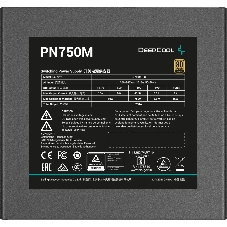 Блок питания Deepcool/GamerStorm PN750M V2 Gen.5, 750Вт, 80 PLUS Gold, 120мм, черный