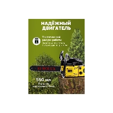 Бензопила Eurolux GS-4518 черный/желтый 70/6/25