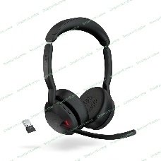 Гарнитура Jabra Evolve2 55 чёрный, беспроводная, Bluetooth, до 16 ч