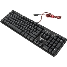 Клавиатура проводная A4 B975 механическая черный USB Gamer LED (подставка для запястий)