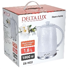 Чайник электрический Delta Lux DE-1022 белый