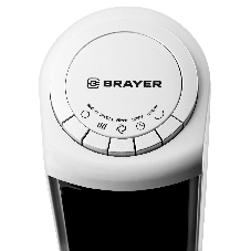 Вентилятор Brayer BR4984 белый, напольный, 50 Вт, 3 скорости