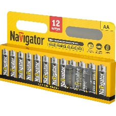 Элемент питания Navigator NBT-NE-LR6-BP12, 1.5 В Элемент питания Navigator NBT-NE-LR6-BP12, 1.5 В