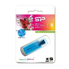 Флешка USB Silicon Power R/W 8Gb Helios 101 SP008Gb,UF2101V1B USB 2.0 синий