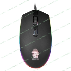 Мышь проводная Qumo Pretender M53 черный, 3200 dpi, USB, кнопки - 4