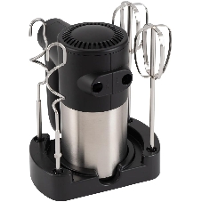Миксер ручной Rondell RDE-1354 800 Вт, черный/серебристый