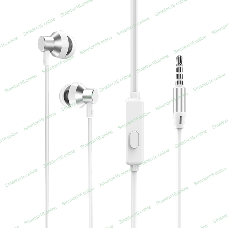 Проводные наушники Borofone BM35 Farsighted серебро, внутриканальные, Jack 3.5 мм