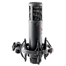 Микрофон конденсаторный sE Electronics SE 2200 20 Гц - 20 кГц, кардиоида, комплектация: металлический поп-фильтр, держатель типа паук, резьбовой переходник на микрофонную стойку