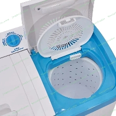 Стиральная машина Фея СМП 40 Н белый/голубой, загрузка вертикальная 4 кг, 1320 об/мин, класс В