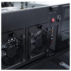 Компьютерный корпус InWin IW-R400-01N/USB3.0*2/Rear fan 8025мм 4200RPM*2/Front fan 8025мм 4200RPM*2/Front door/Air filter for front door