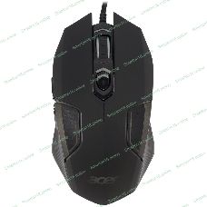 Мышь проводная Acer OMW170 черный, 3200 dpi, USB, кнопки - 6