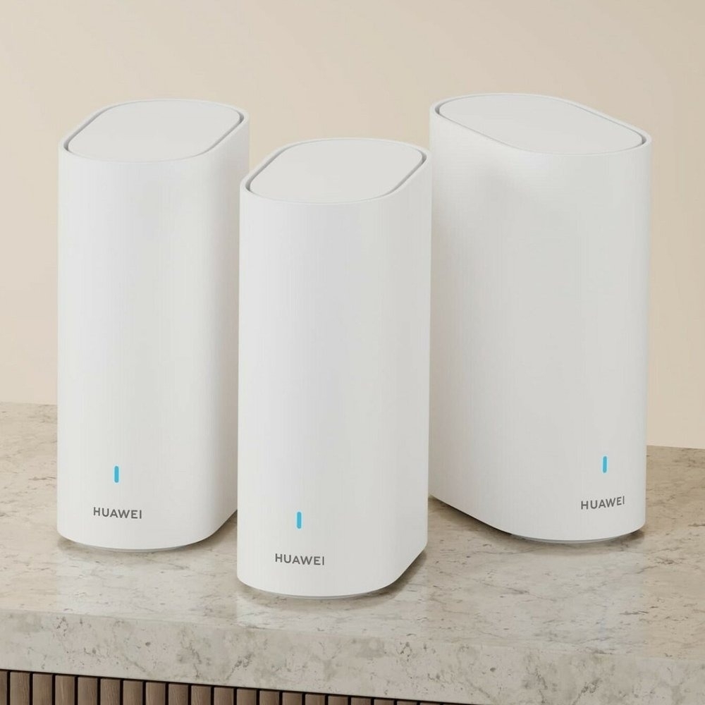 Роутер беспроводной HUAWEI 53030DVA NVWA-AX30-23 WiFi 6 Plus AX3000 Mesh 3+ , MESH-комплект 10/100/1000 Mbit/s WAN/LAN (3-Package)