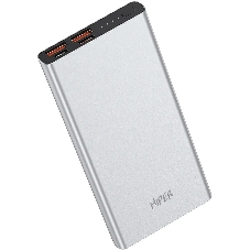 Портативный аккумулятор HIPER CORE 2XL Metal серебристый (10000 мА·ч)