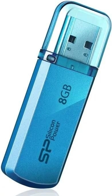 Флешка USB Silicon Power R/W 8Gb Helios 101 SP008Gb,UF2101V1B USB 2.0 синий