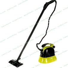 Пароочиститель напольный Kitfort КТ-9102-2 черный/салатовый