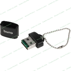 Кард-ридер Buro BU-CR-200/черный/micro-SD/USB 2.0/пластик