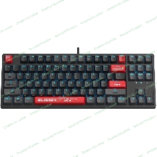 Клавиатура A4Tech Bloody AT87 проводная USB черный/красный