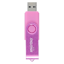 Флешка USB Smartbuy R/W Twist Pink (SB004 Gb2TWP), 4 Gb, USB 2.0, R/W 10/7, розовый
