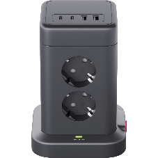 Сетевой фильтр Defender ILS 453 (3 м, 8 розеток, 2USB-A, 2USB-C)