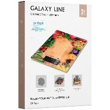 Весы кухонные Galaxy Line GL 2817, стекло, элемент питания типа 