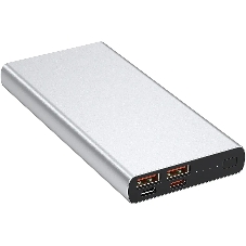 Портативный аккумулятор HIPER CORE 2XL Metal серебристый (10000 мА·ч)