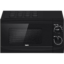 Микроволновая печь BBK 20MWS-706M/B черный, 20 л, 700 Вт, переключатели - поворотный механизм