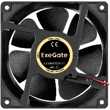 Вентилятор корпусной ExeGate EX12038S2P-24, 120 мм, 3000 об/мин, 46 дБ, 2-pin, без подсветки