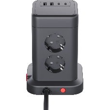 Сетевой фильтр Defender ILS 453 (3 м, 8 розеток, 2USB-A, 2USB-C)