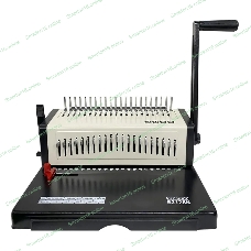 Переплетчик Office Kit B2125N A4/перф.23л.сшив/макс.500л./пластик.пруж. (4.5-51мм)